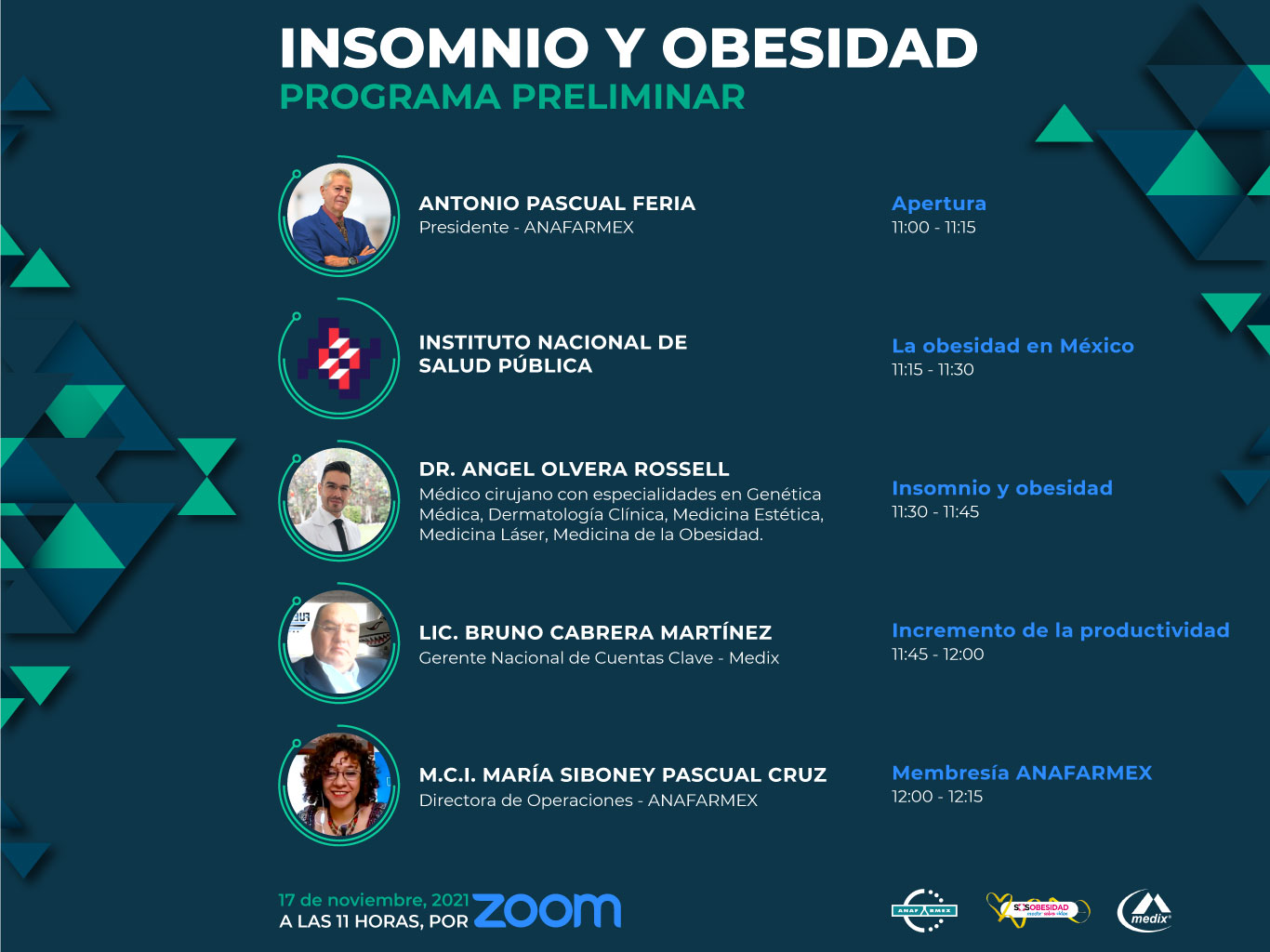 Webinar Insomnio Y Obesidad Anafarmex